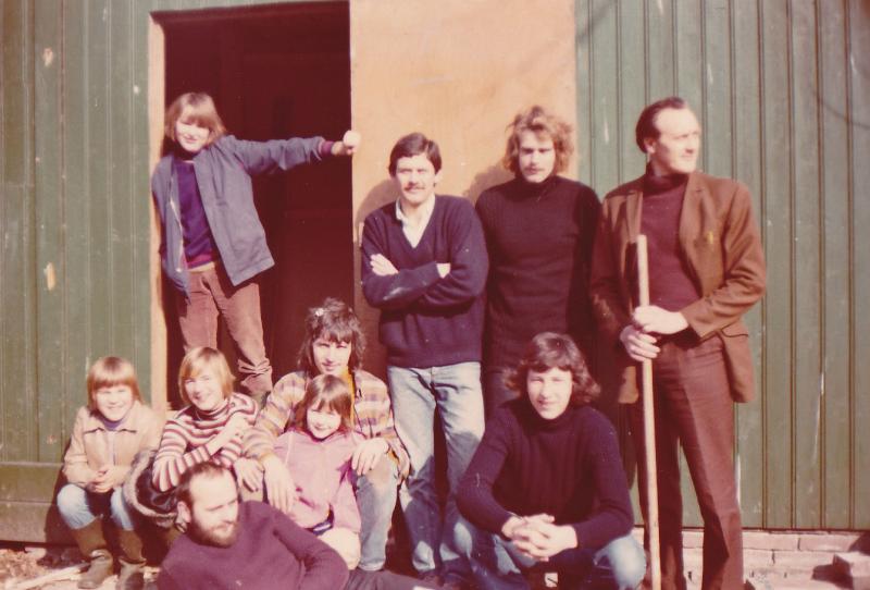 Kroosduikers verbouwing clubhuis 1973-74